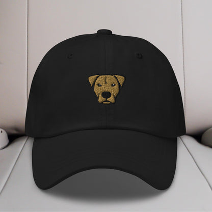 Pittie Head (Tan) Embroidered Hat