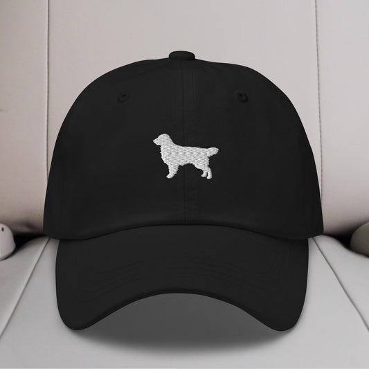 Golden Retriever Standing Silhouette Embroidered Hat