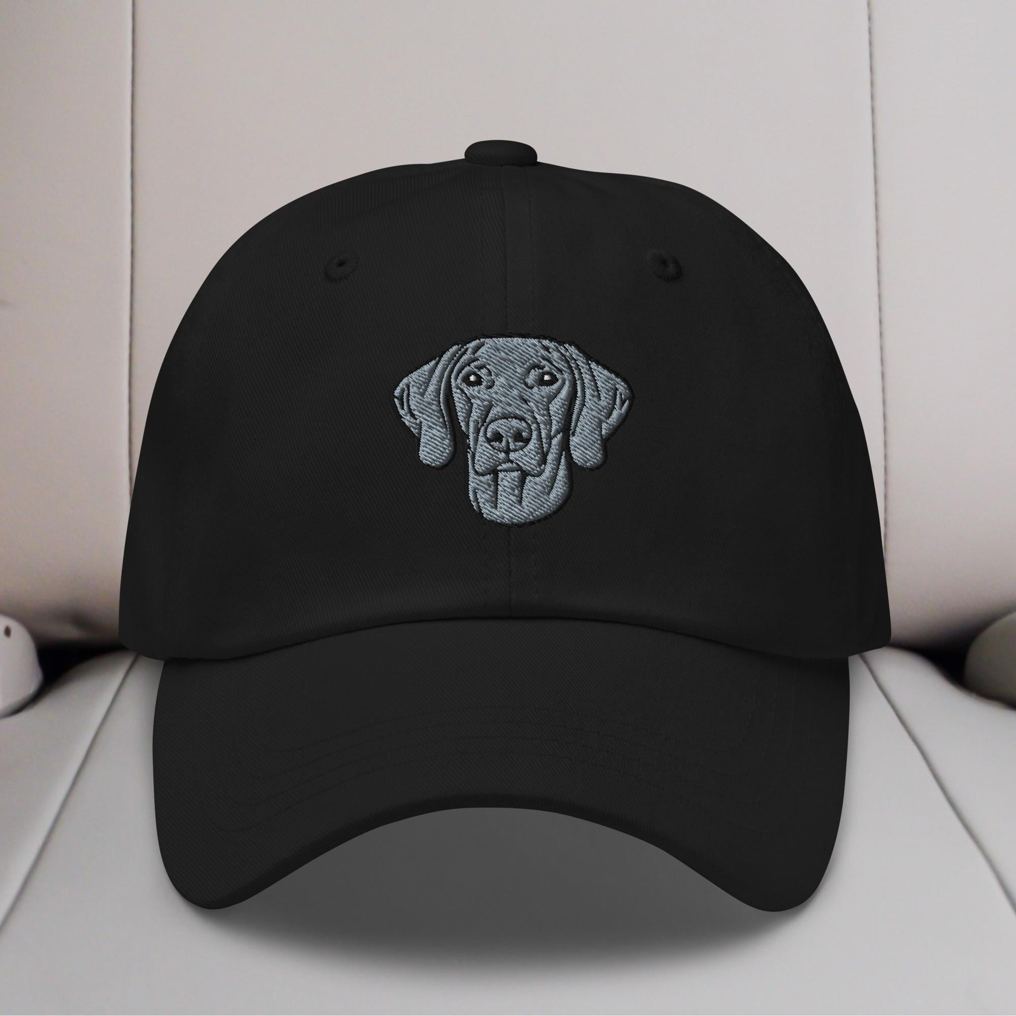 Weimaraner Head Embroidered Hat – Embroidog