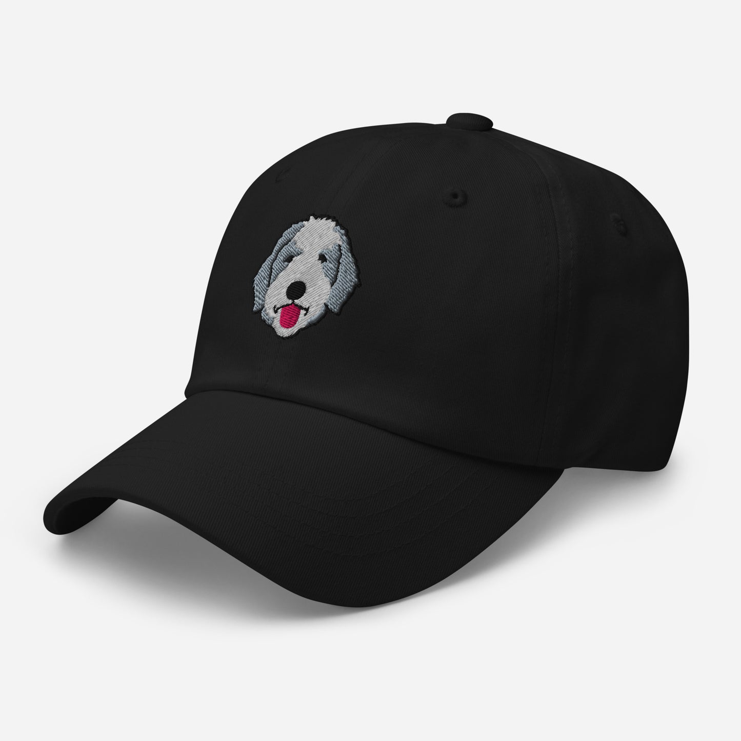 Sheepadoodle Head Embroidered Hat