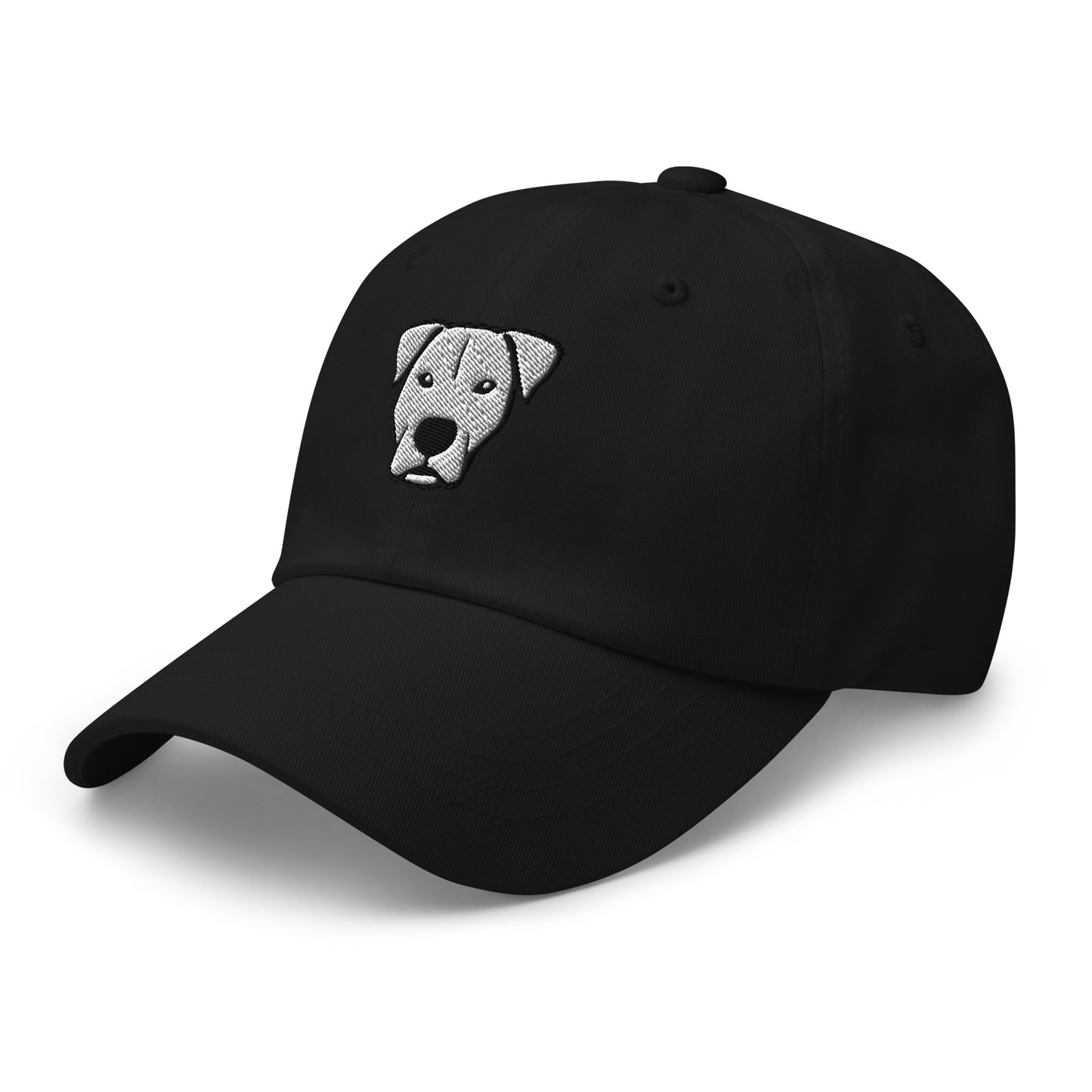 Pittie Head (White) Embroidered Hat