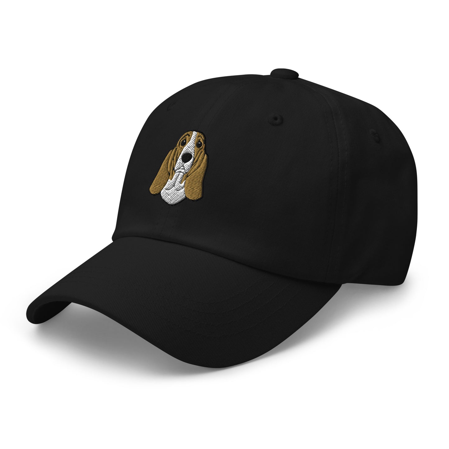 Basset Hound Head Embroidered Hat