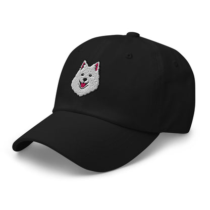 Japanese Spitz Embroidered Hat