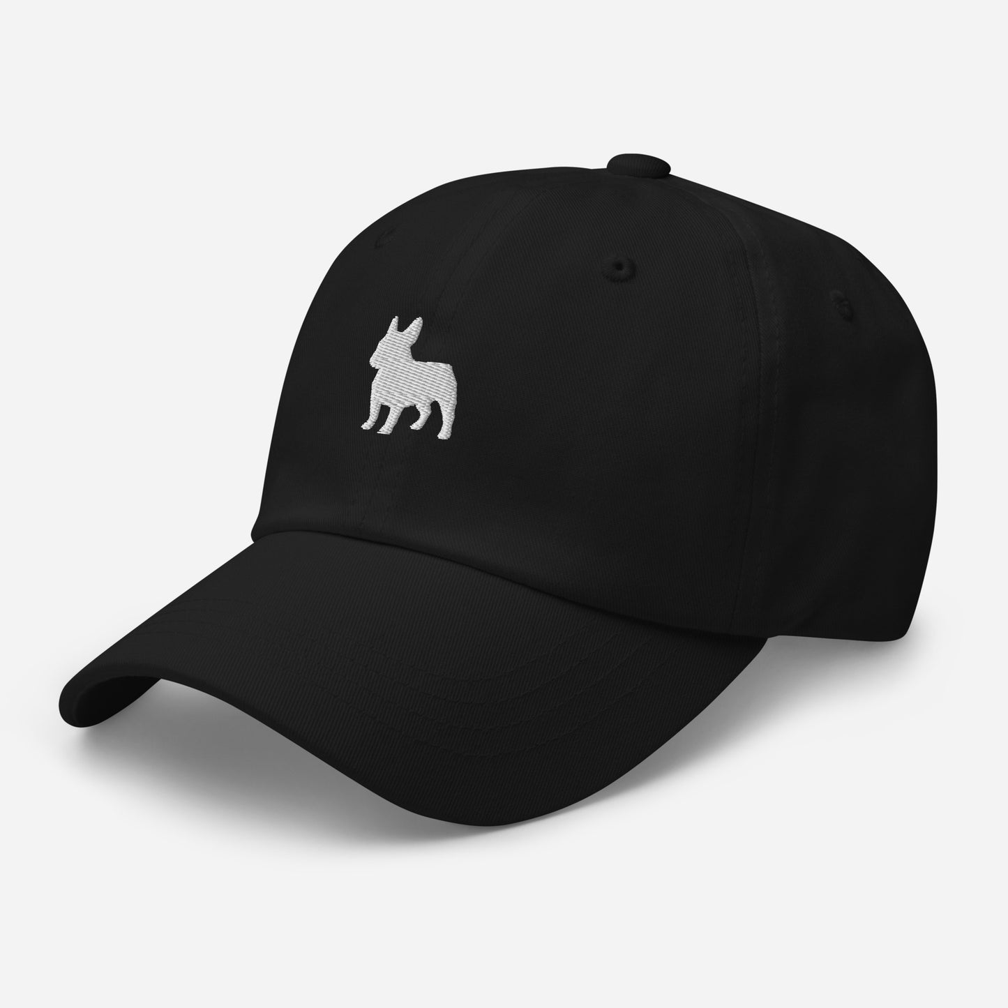 French Bulldog Small Silhouette Embroidered Hat