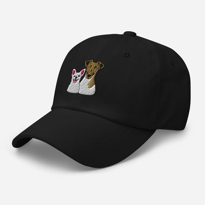 Smooth Fox Terrier & Chihuahua Embroidered Hat