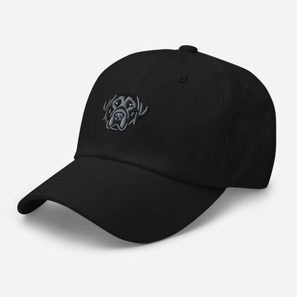 Labrador Retriever Head (Black) Embroidered Hat