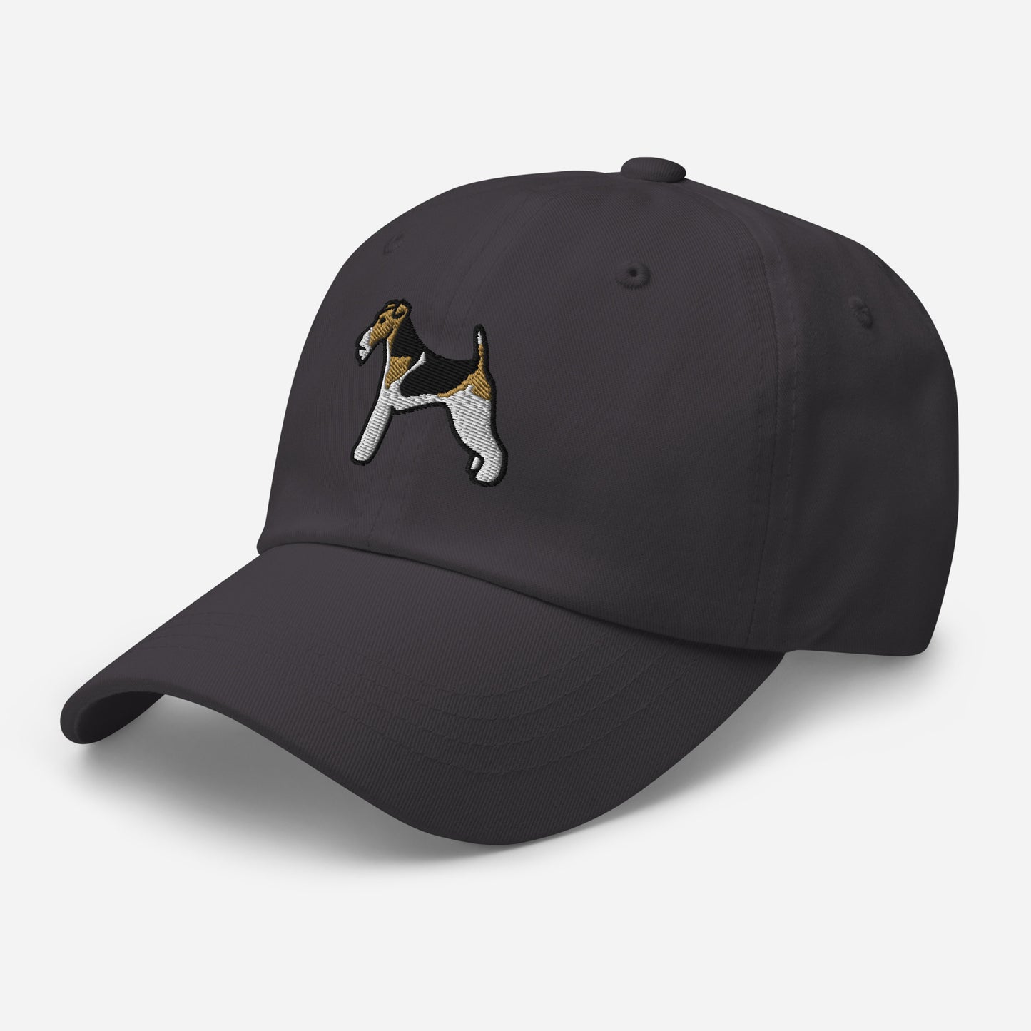 Wire Fox Terrier Embroidered Hat