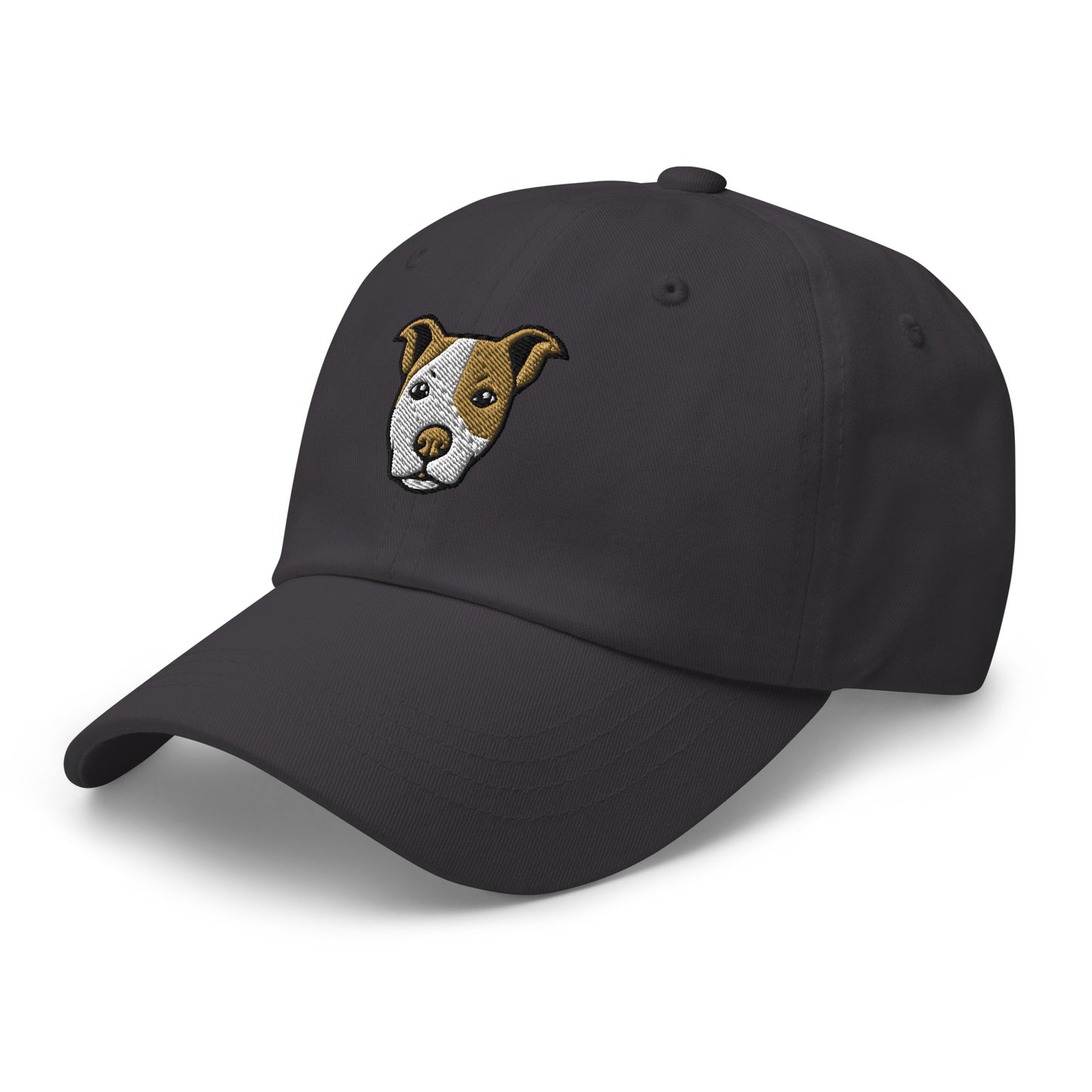 Pittie Head (Tan Eye Patch) Embroidered Hat