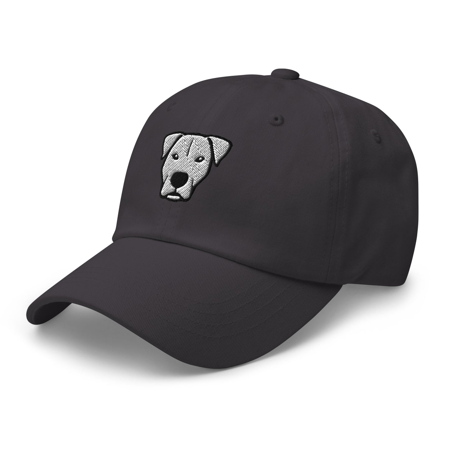 Pittie Head (White) Embroidered Hat