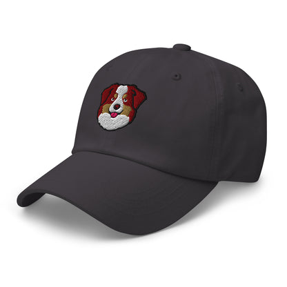 Australian Shepherd Head (Red) Embroidered Hat