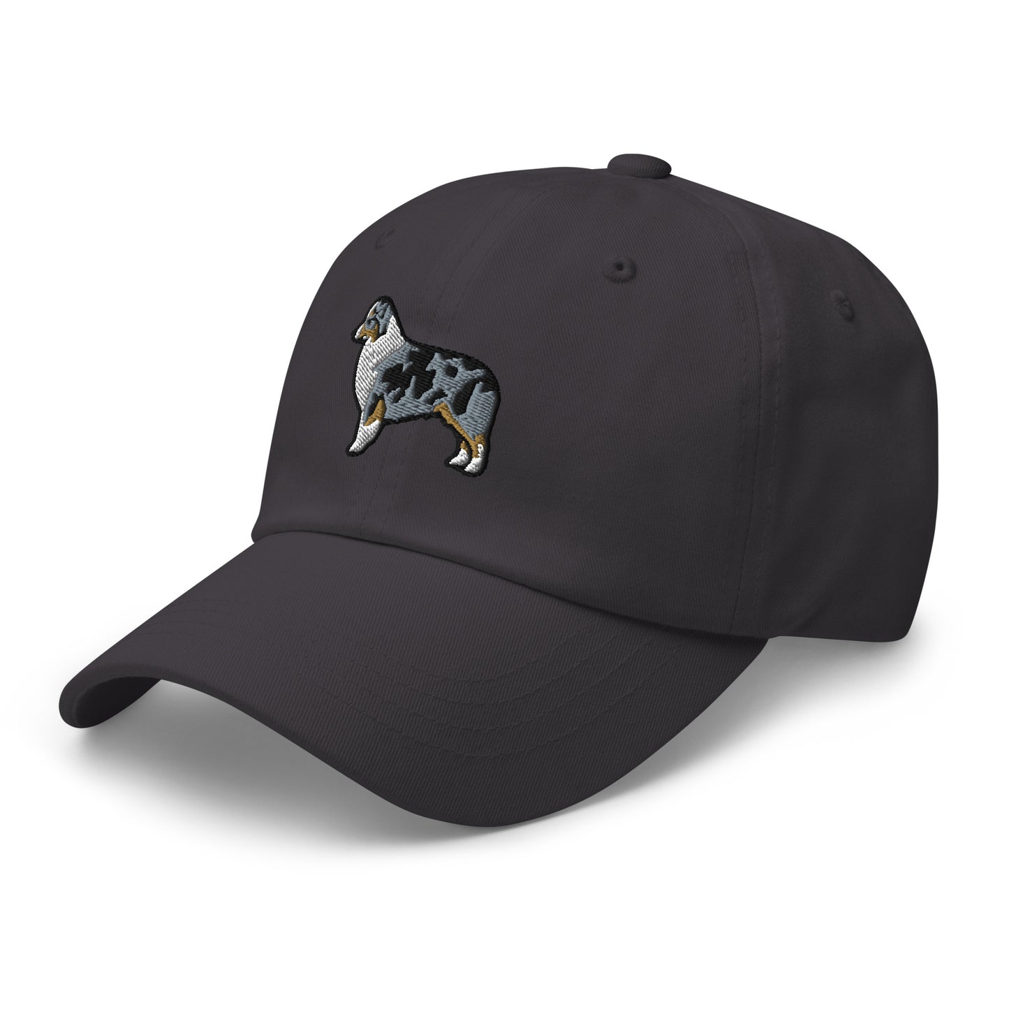 Australian Shepherd (Blue Merle - Docked/Bobbed Tail) Embroidered Hat