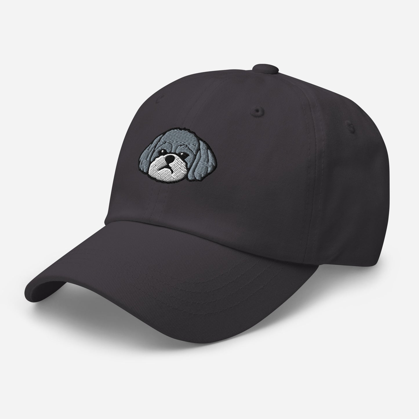 Shih Poo Embroidered Hat