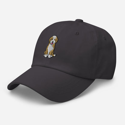 Bernedoodle (Red/Apricot & White) Embroidered Hat
