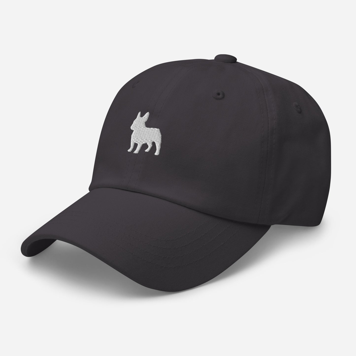 French Bulldog Small Silhouette Embroidered Hat