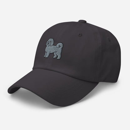 Havanese (Black/Silver) Embroidered Hat
