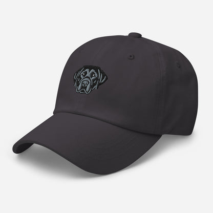 Labrador Retriever Head (Black) Embroidered Hat