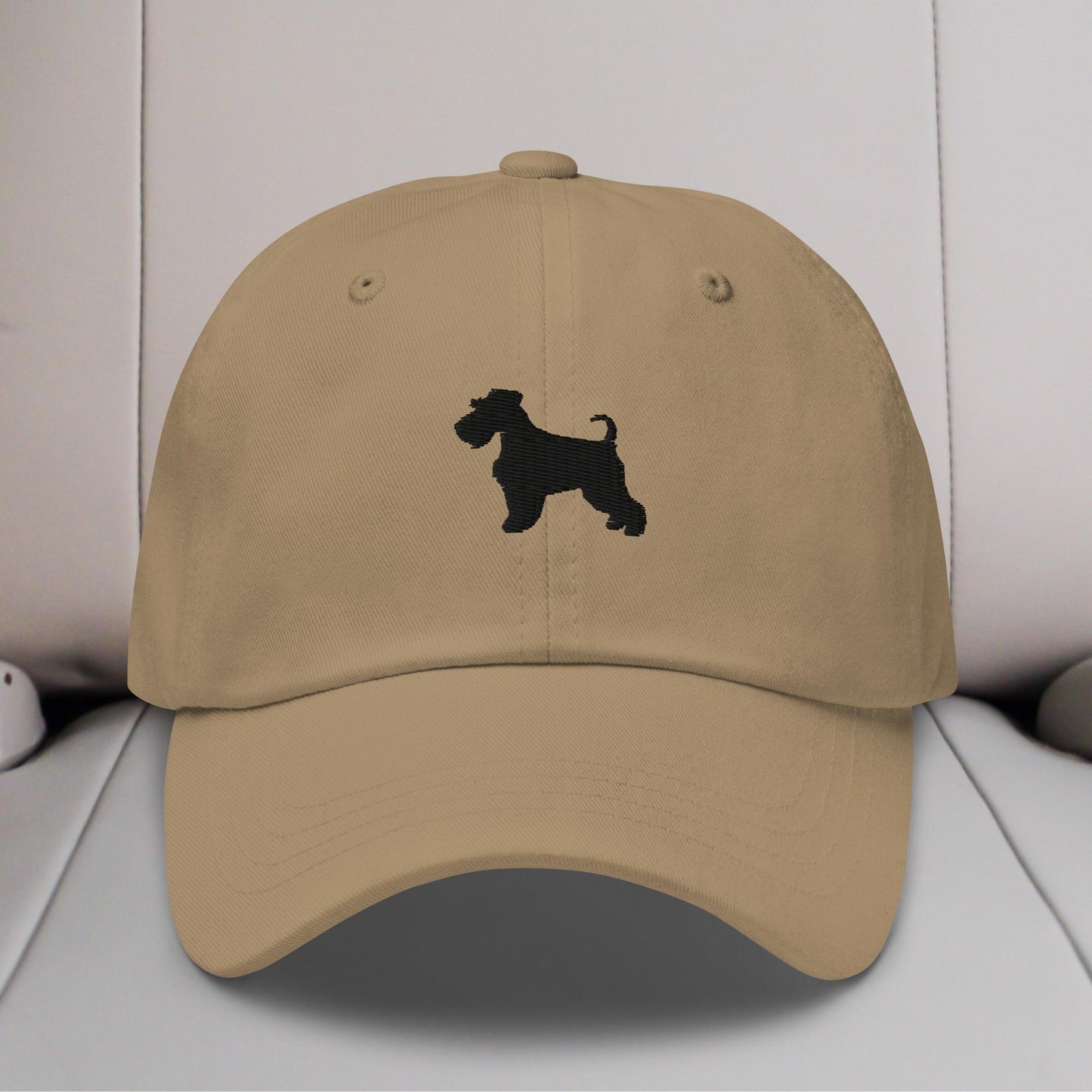 Black Schnauzer Embroidered Hat