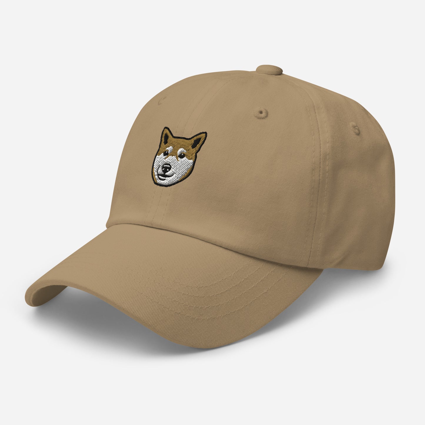 Shiba Head Embroidered Hat