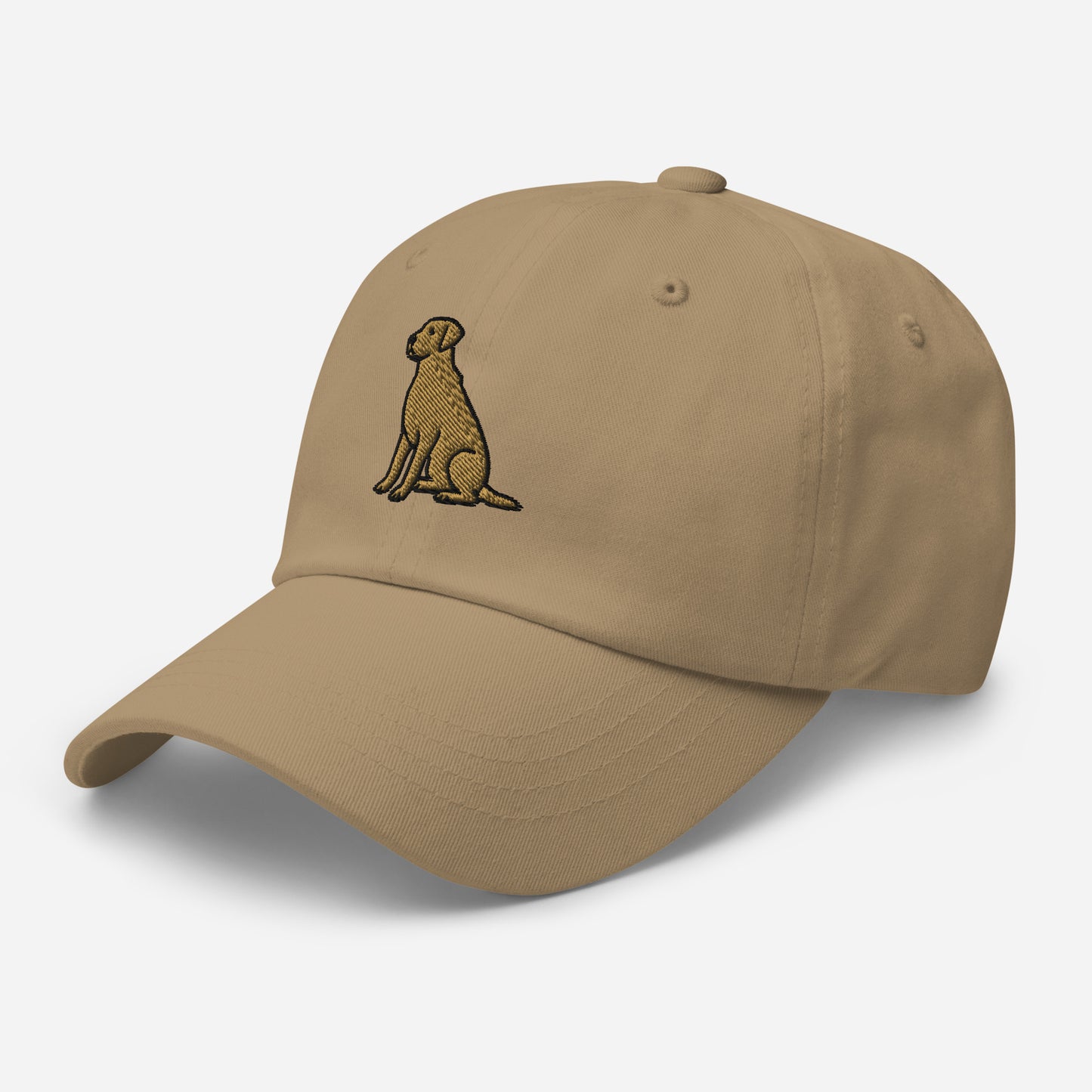 Labrador Retriever Sit Embroidered Hat