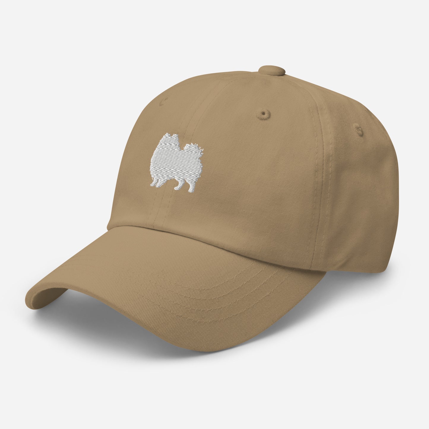 Pomeranian Silhouette Embroidered Hat