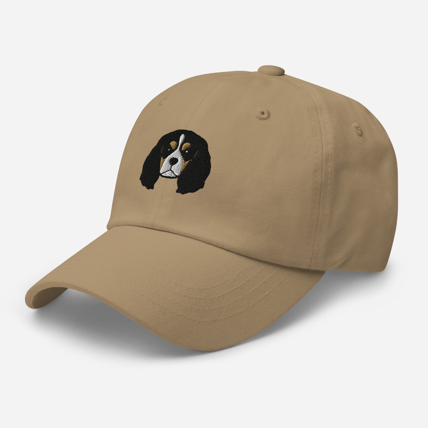 Cavalier King Charles Spaniel Head (Tricolor) Embroidered Hat