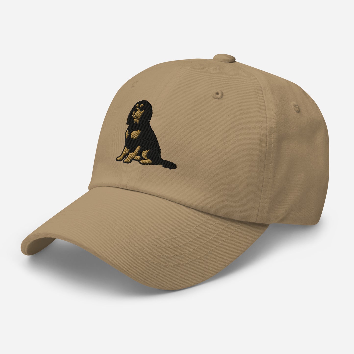 Cavalier King Charles Spaniel Sit (Black & Tan) Embroidered Hat