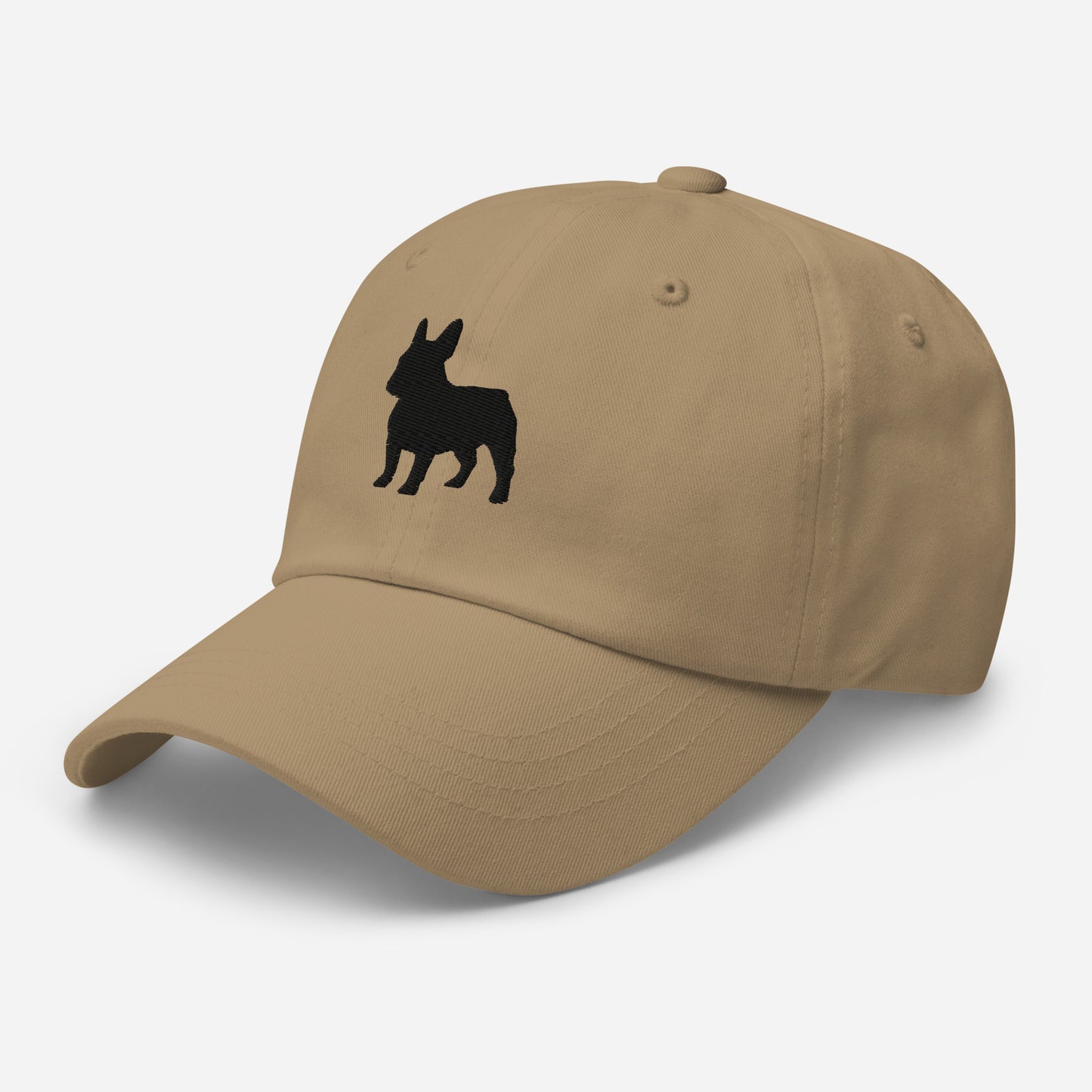 French Bulldog Silhouette Embroidered Hat