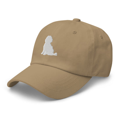 Maltipoo Silhouette Embroidered Hat