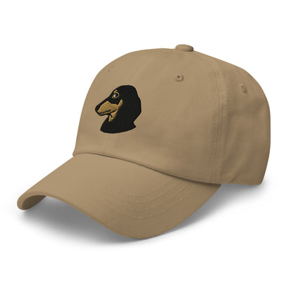 Dachshund Head (Black & Tan) Embroidered Hat