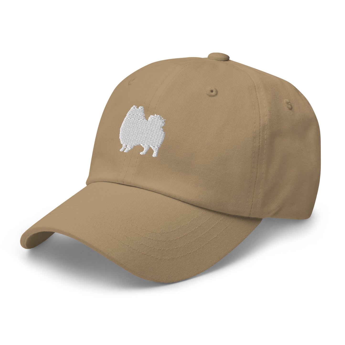 Pomeranian Silhouette Embroidered Hat