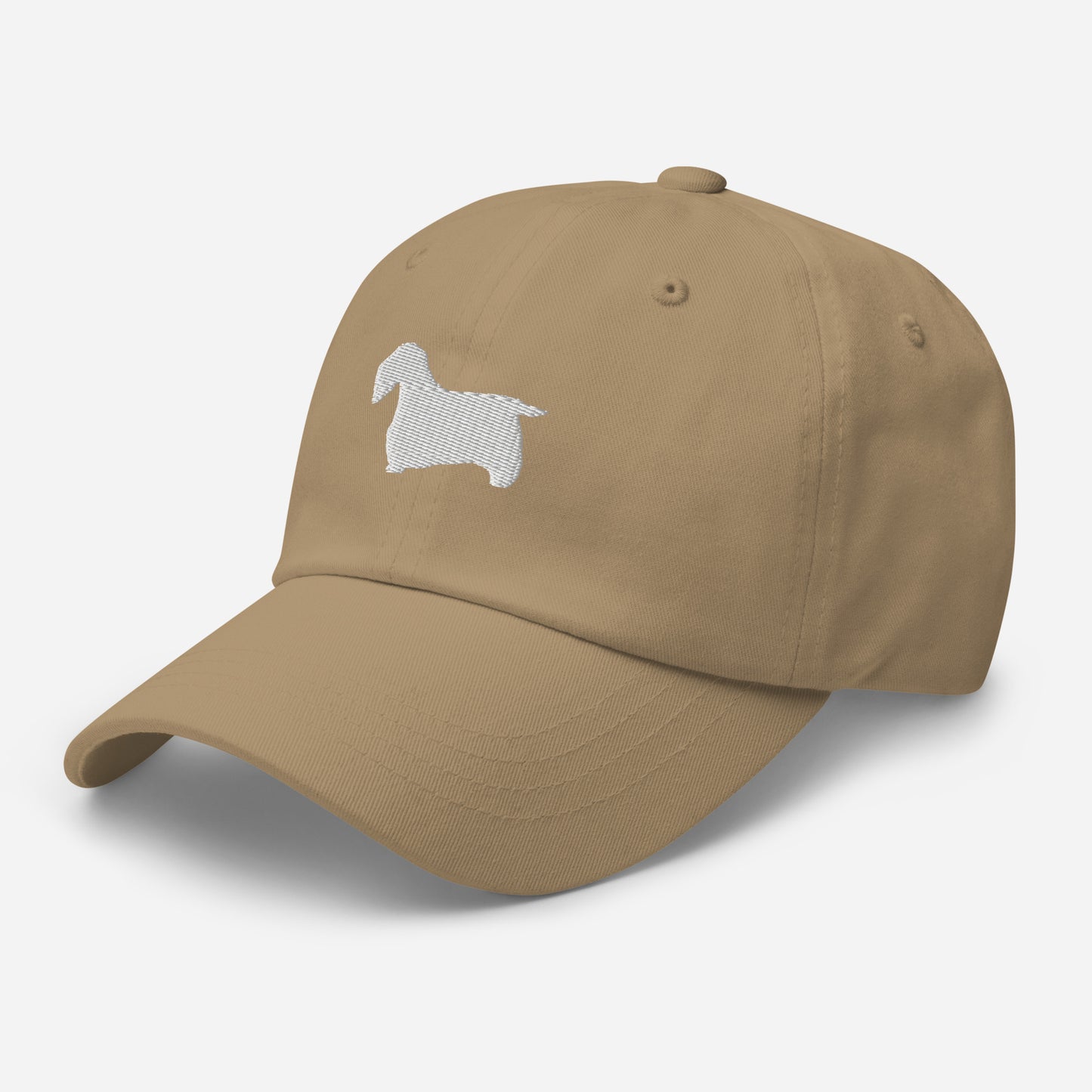 Sealyham Terrier Silhouette Embroidered Hat