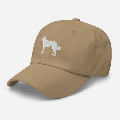 Anatolian Shepherd Dog Silhouette Embroidered Hat