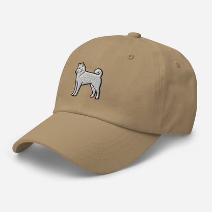 Shiba Inu (Cream) Embroidered Hat