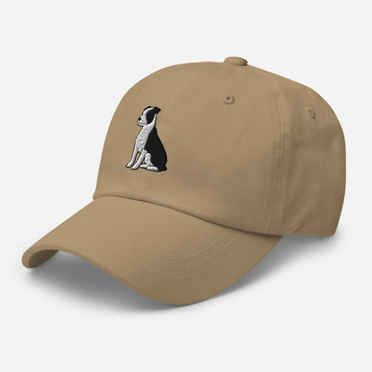 American Staffordshire Terrier (Black & White) Embroidered Hat