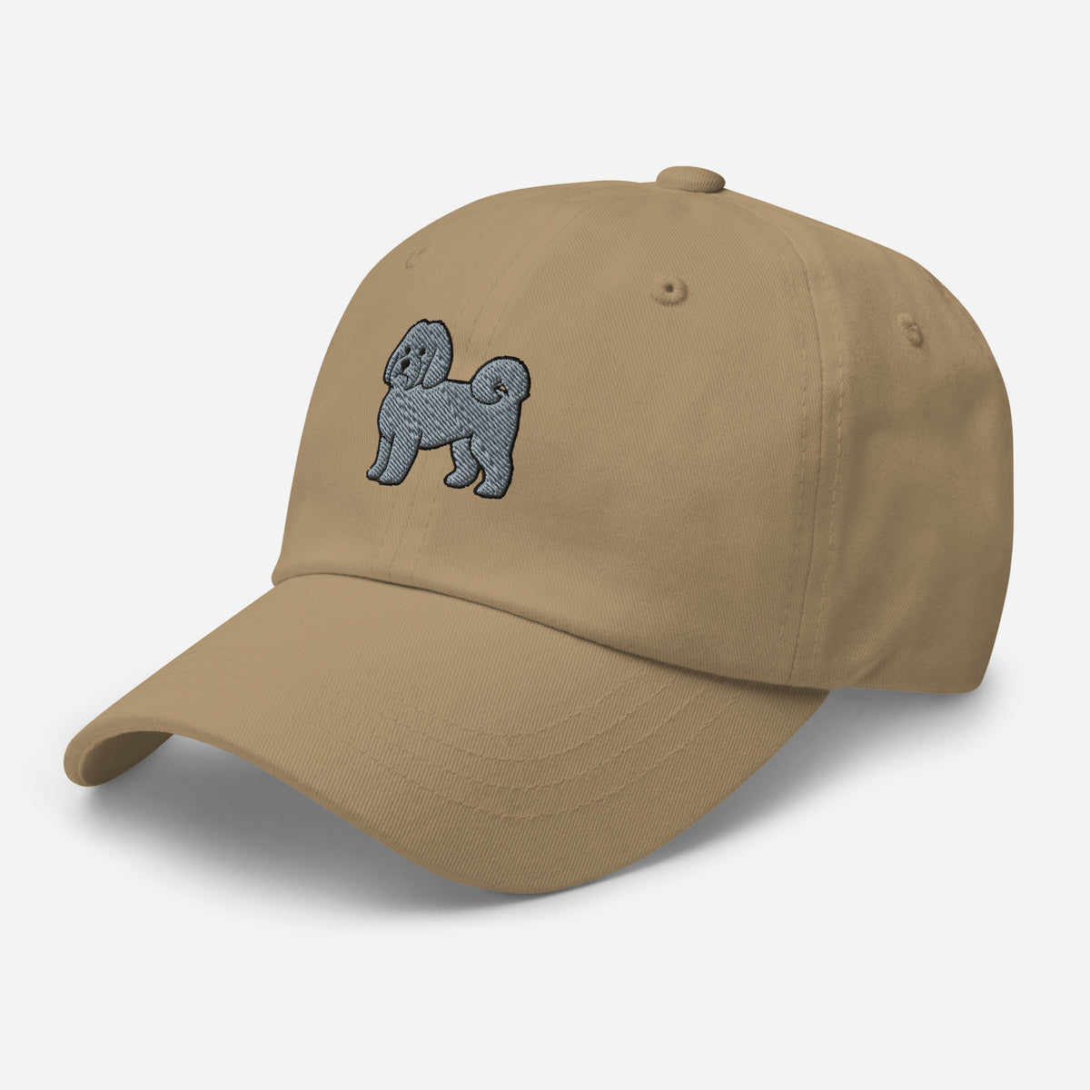 Havanese (Black/Silver) Embroidered Hat