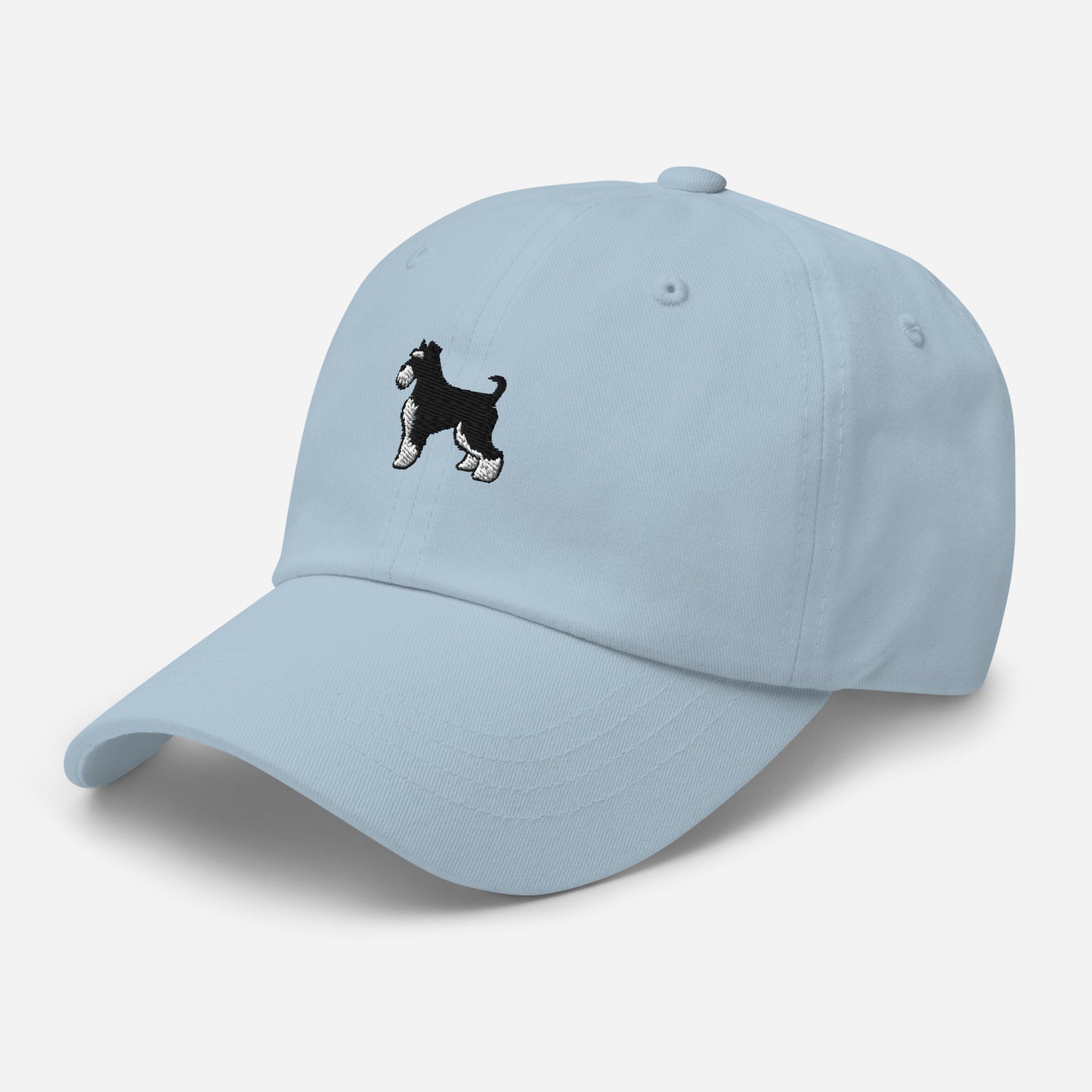 Schnauzer (Black & Silver) Embroidered Hat