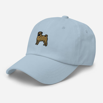 Pug Embroidered Hat