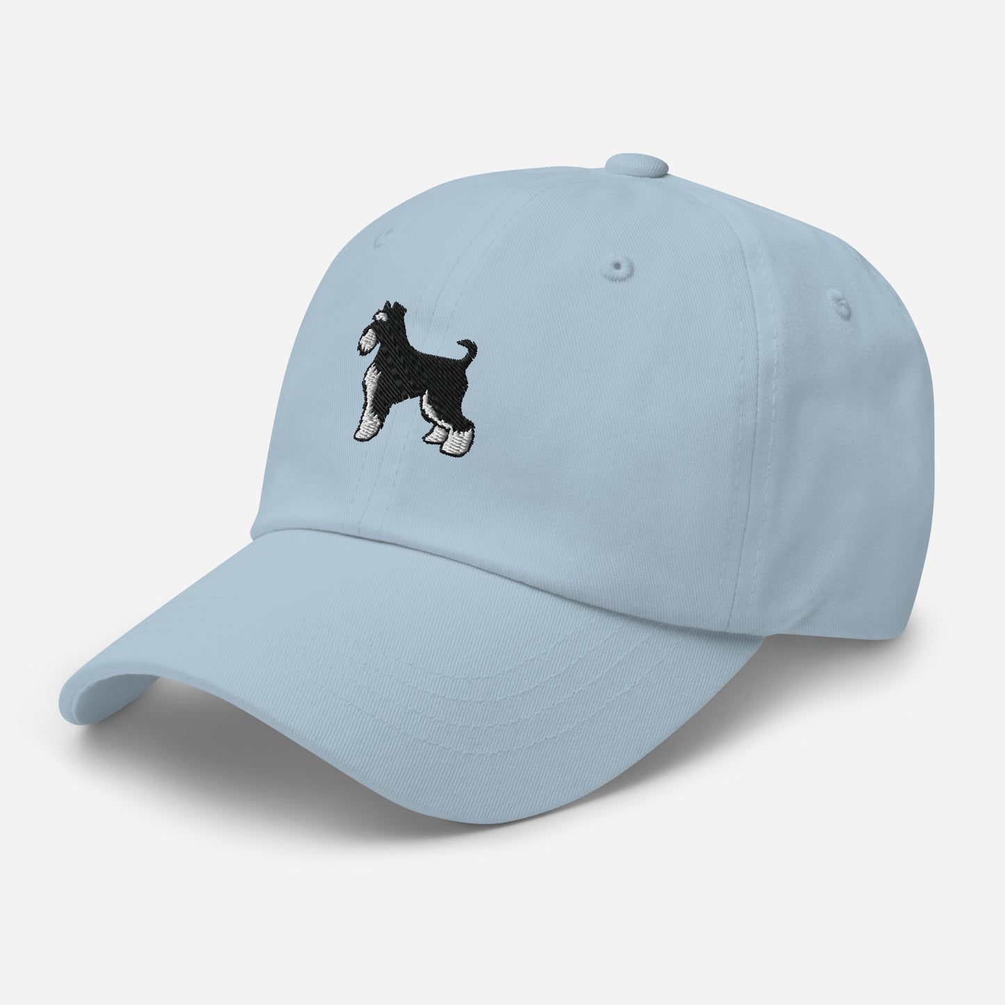 Schnauzer (Black & Silver) Embroidered Hat