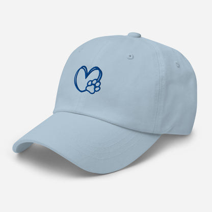 Heart & Paw Embroidered Hat