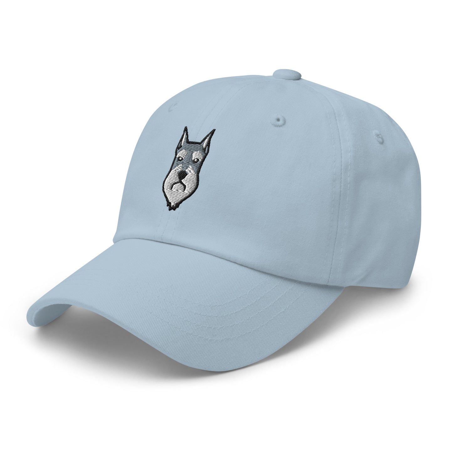 Schnauzer Head (Salt & Pepper - Cropped) Embroidered Hat