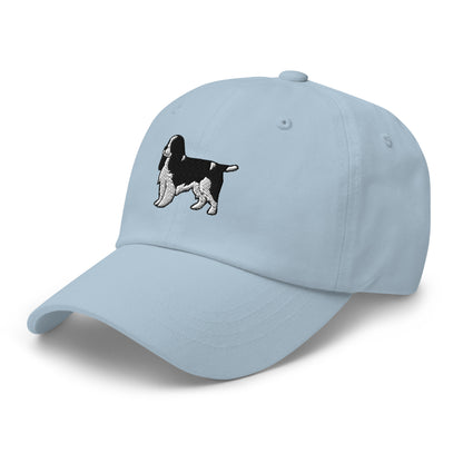 Cavalier King Charles Spaniel (Black & White) Embroidered Hat