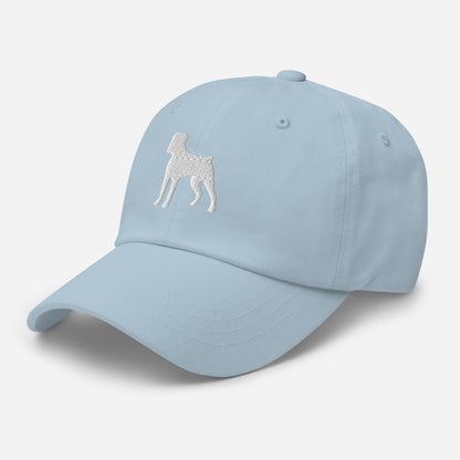 Boxer Silhouette Embroidered Hat