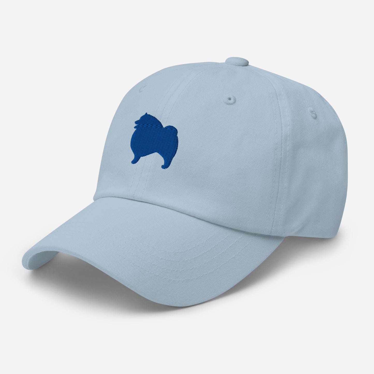 Keeshond Silhouette Embroidered Hat