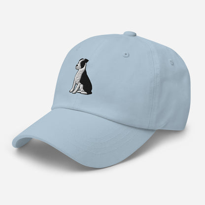American Staffordshire Terrier (Black & White) Embroidered Hat