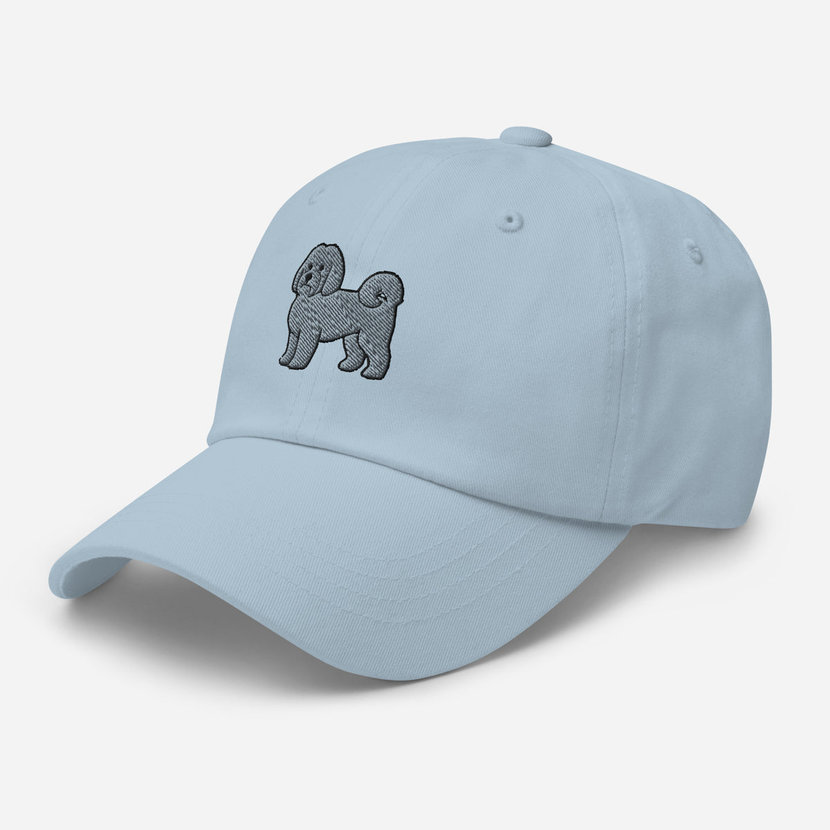 Havanese (Black/Silver) Embroidered Hat