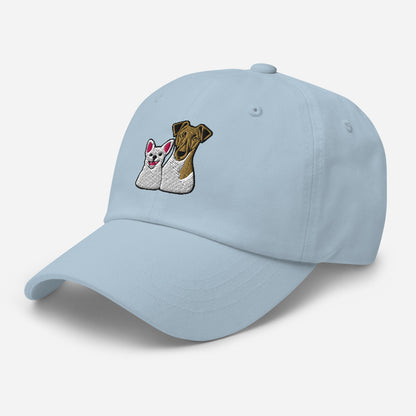 Smooth Fox Terrier & Chihuahua Embroidered Hat