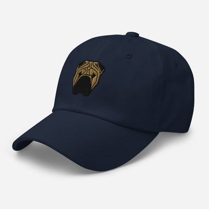 Shar Pei Head Embroidered Hat