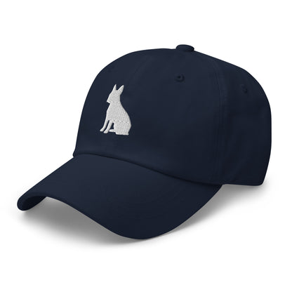 Boston Terrier Silhouette Embroidered Hat
