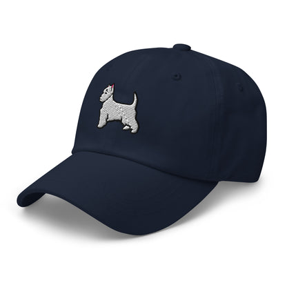 Westie Stand Embroidered Hat