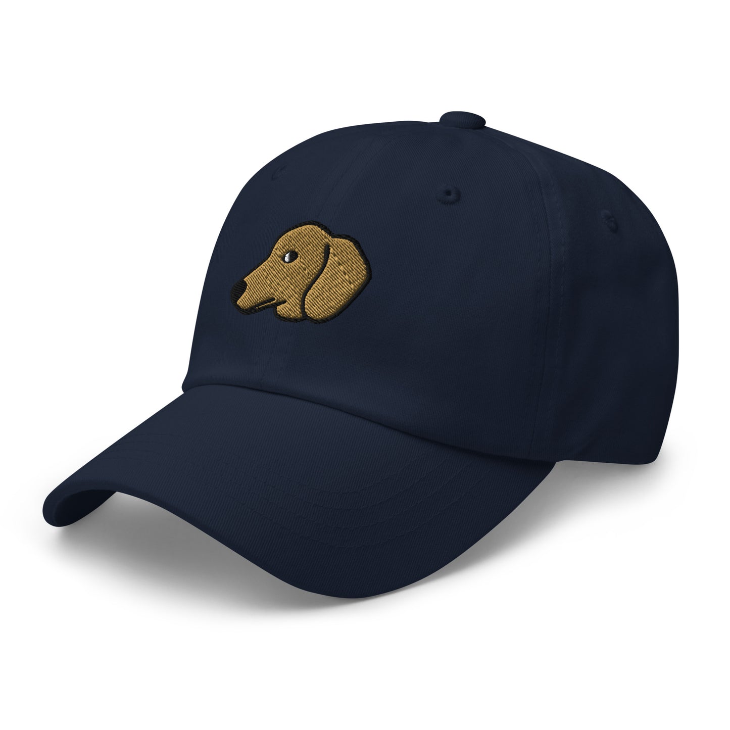 Dachshund Head (Red/Cream) Embroidered Hat